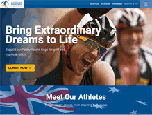 Tablet Screenshot of paralympic.org.au