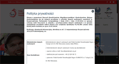 Desktop Screenshot of paralympic.org.pl